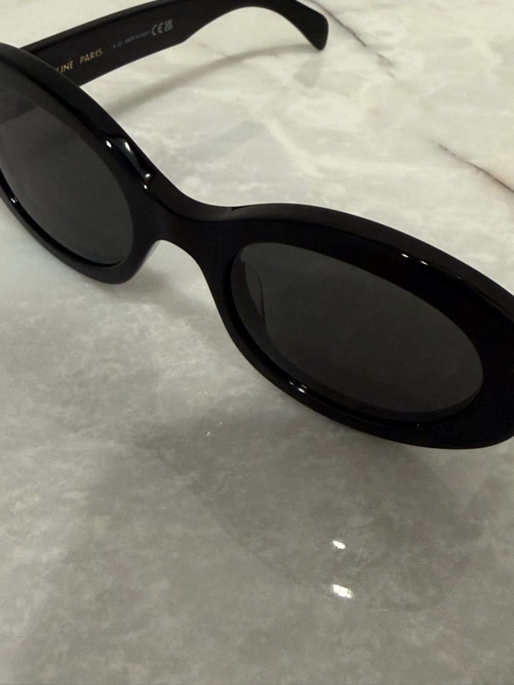 CELINE Triomphe Oval Sunglasses - Picture 11 of 11